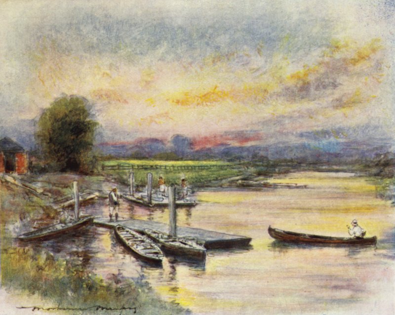 Radley College Kayıkhane by Mortimer Ludington Menpes