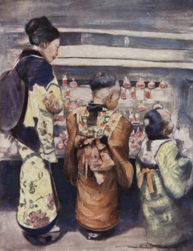 Şeker-su Durağı by Mortimer Ludington Menpes