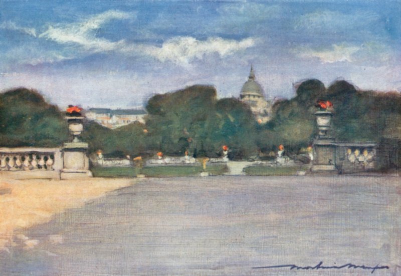 Tuileries Bahçeleri by Mortimer Ludington Menpes