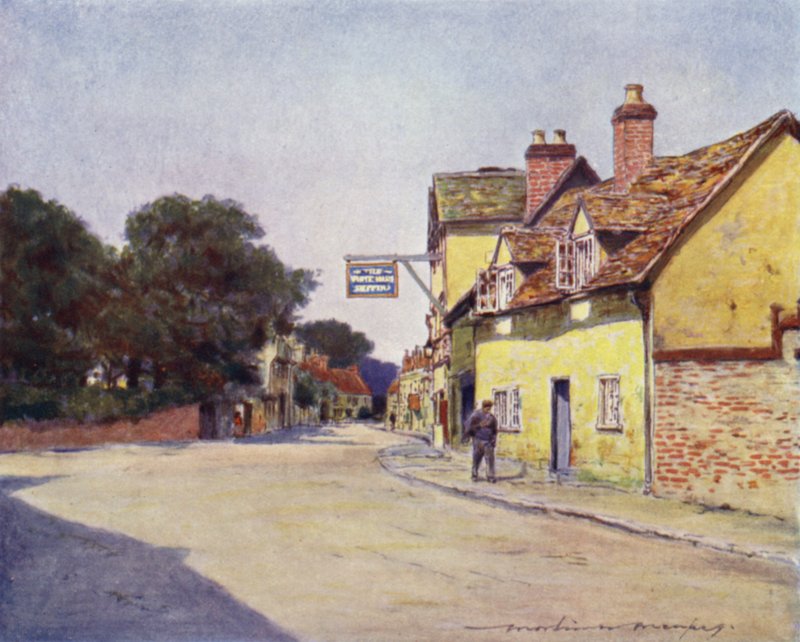 White Hart Otel, Dorchester by Mortimer Ludington Menpes