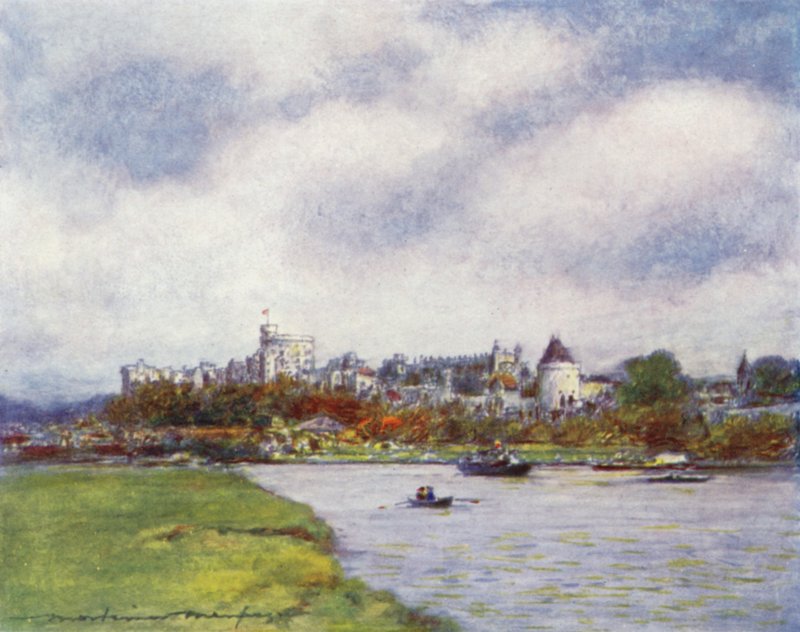 Windsor Kalesi by Mortimer Ludington Menpes
