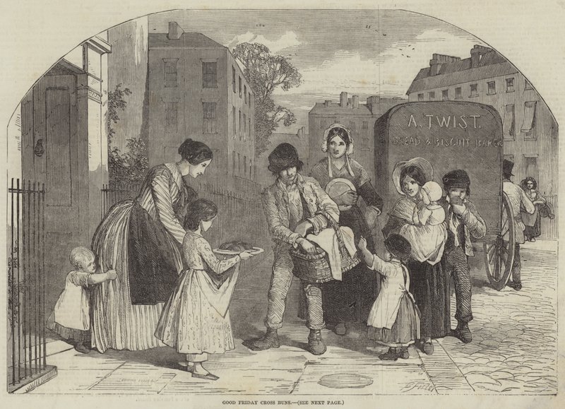 İyi Cuma Çapraz Çörekler by Myles Birket Foster
