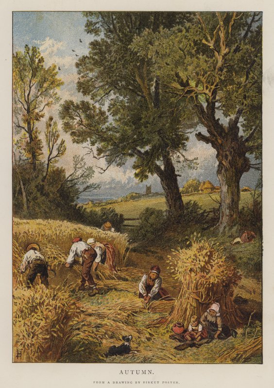 Sonbahar (renkli taş) by Myles Birket (after) Foster
