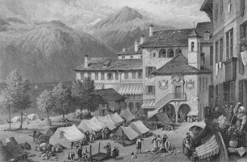 Oita (gravür) by Myles Birket (after) Foster