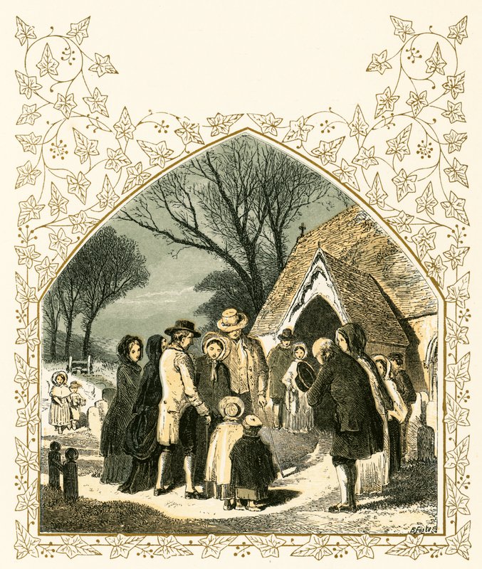 Noel sabahı by Myles Birket Foster