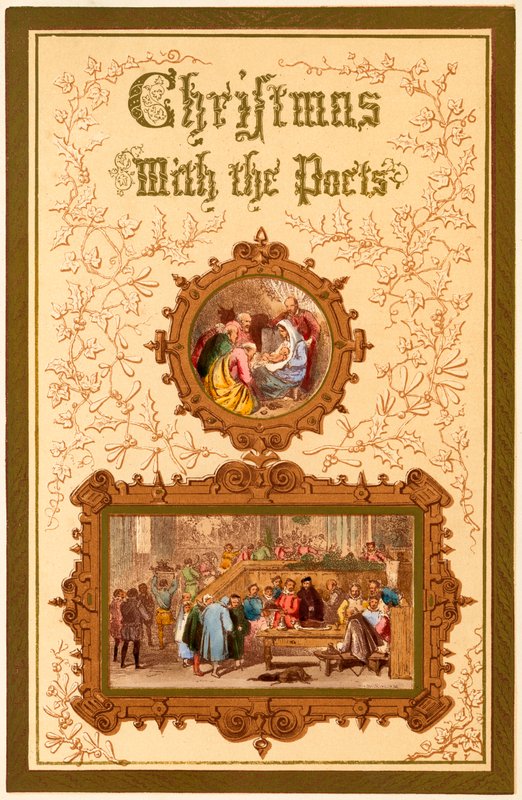 Title page of Christmas with the Poets by Myles Birket Foster