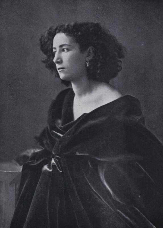 Oyuncu Sarah Bernhardt by Nadar