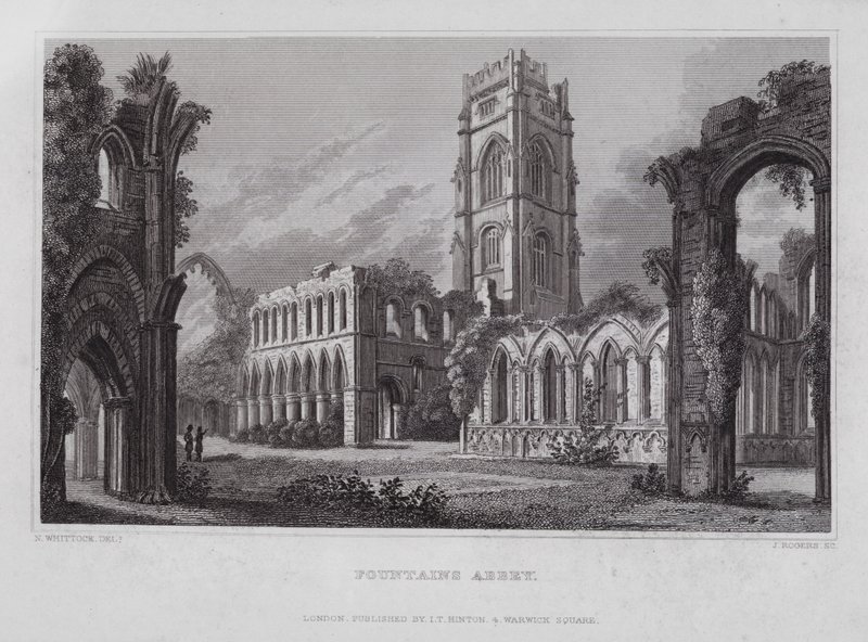 Çeşmeler Manastırı (gravür) by Nathaniel (after) Whittock