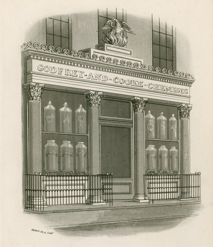 Godfrey ve Cooke, Kimyagerler, Conduit Street, Londra
