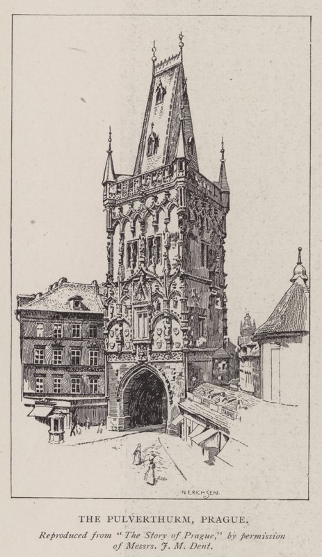 Pulverthurm, Prag by Nelly Erichsen