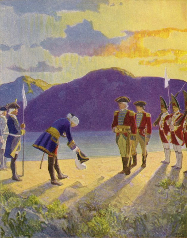 Mohikanların Sonuncusu için İllüstrasyon by Newell Convers Wyeth