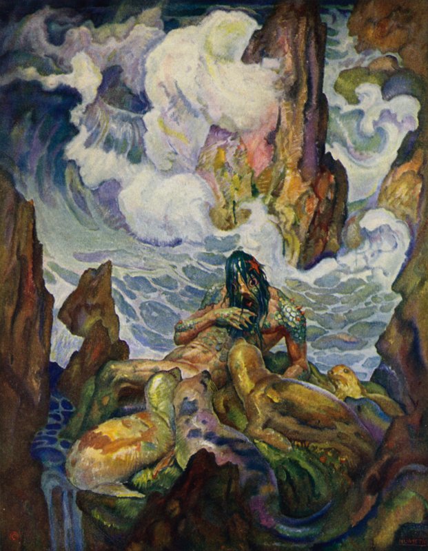 Odyssey: Proteus, denizin yaşlı adamı by Newell Convers Wyeth