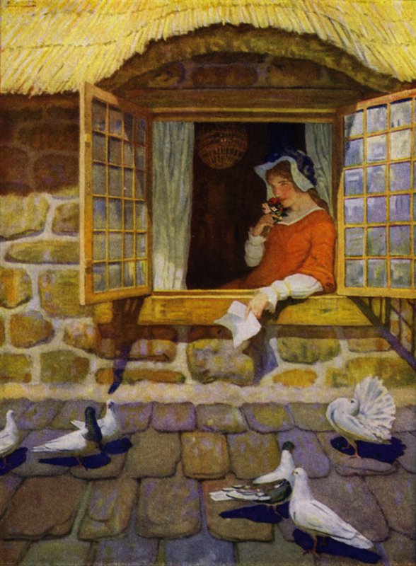 Batıya doğru Ho! Charles Kingsley (renkli taş) by Newell Convers (after) Wyeth