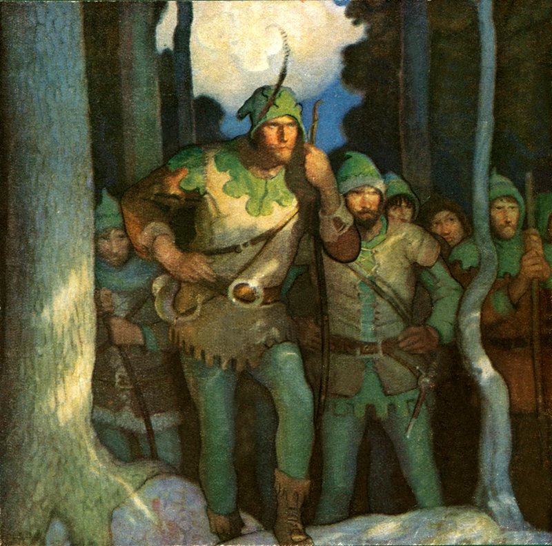 Robin Hood ve Mutlu Haydutları by Newell Convers Wyeth