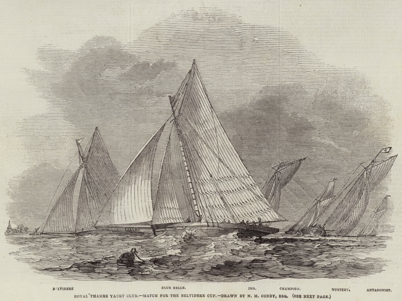 Royal Thames Yat Kulübü, Belvidere Kupası Maçı by Nicholas Matthews Condy
