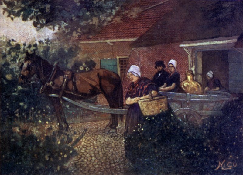 Bir Walcheren Süt Arabası by Nico Jungman