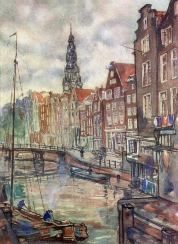 Oudezijds, Voorburgwal, Amsterdam by Nico Jungman