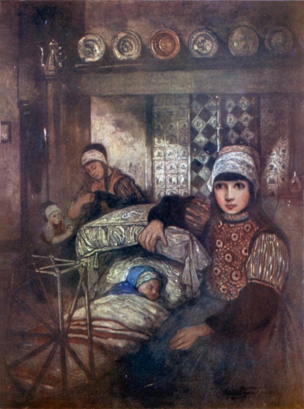 Bir Marken İç Mekan (renkli lito) by Nico Jungman