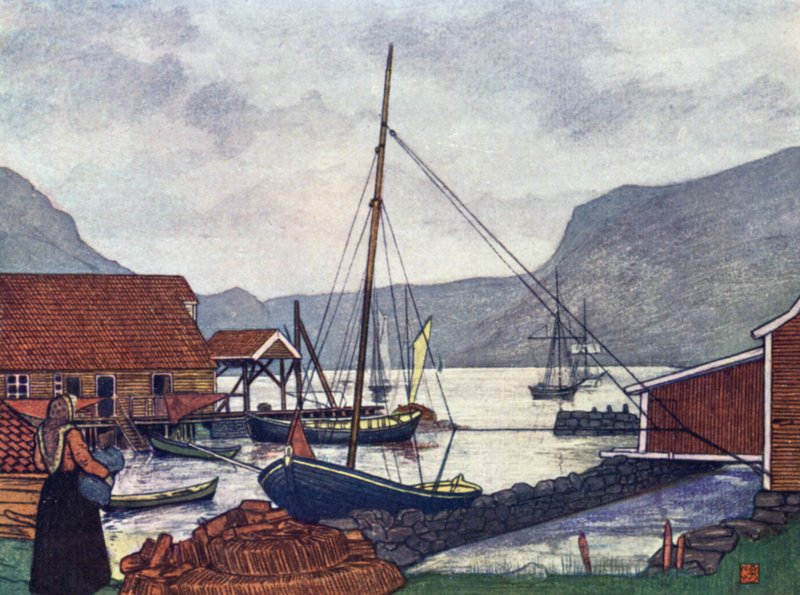 Norveç: Moldoen (renkli taş) by Nico Jungman