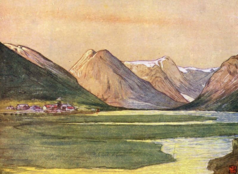 Norveç: Mundal, Fjaerland, Sognefjord (renkli taş) by Nico Jungman