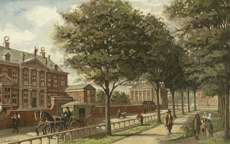 Lahey, Hollanda, 17. Yüzyıl Görünümü by Nico Steffelaar