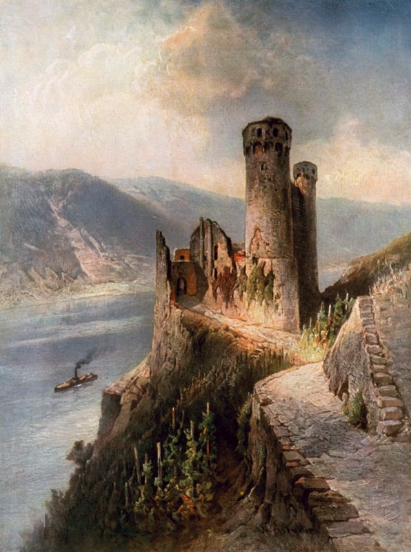 The Ruins of Ehrenfels  by Nicolai Astudin