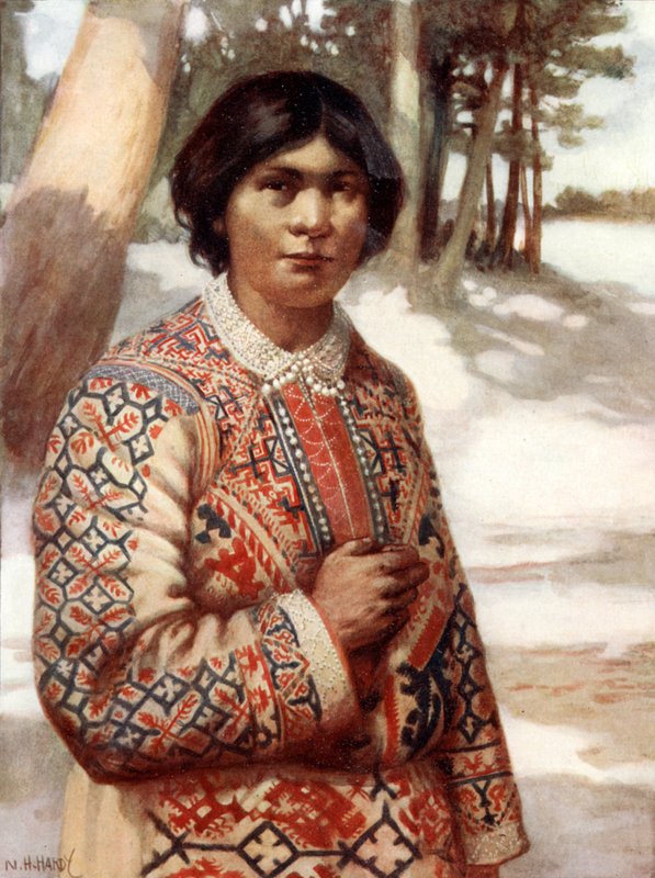An Ostiak Woman, Siberia  by Norman Hardy