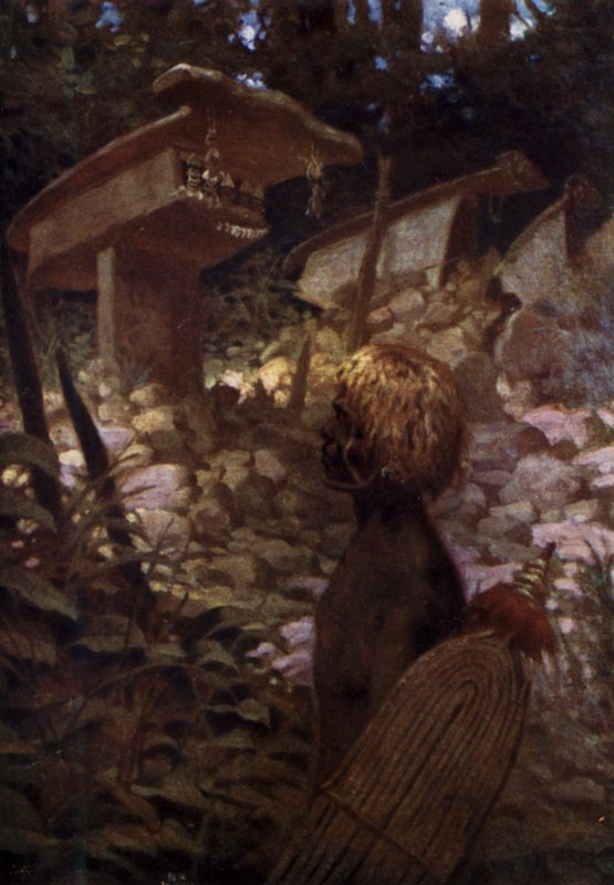 Kutsal Kafatası Tapınakları, Britanya Solomon Adaları (renkli taş) by Norman Hardy