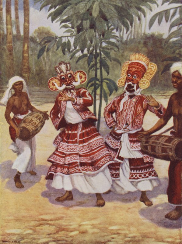 Sinhalese Şeytan Dansçıları by Norman Hardy