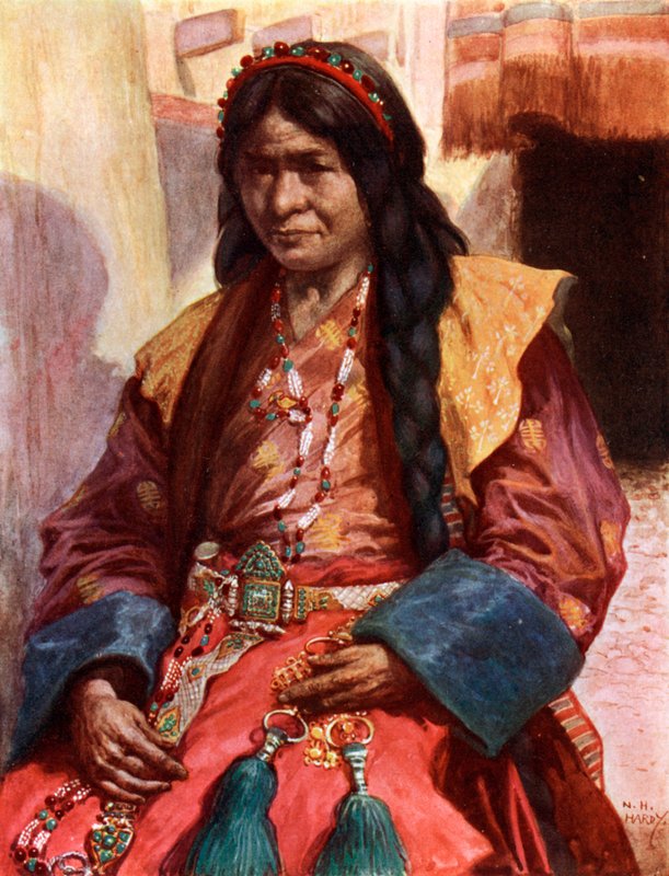 Lhasalı Kadın, Tibet by Norman Hardy
