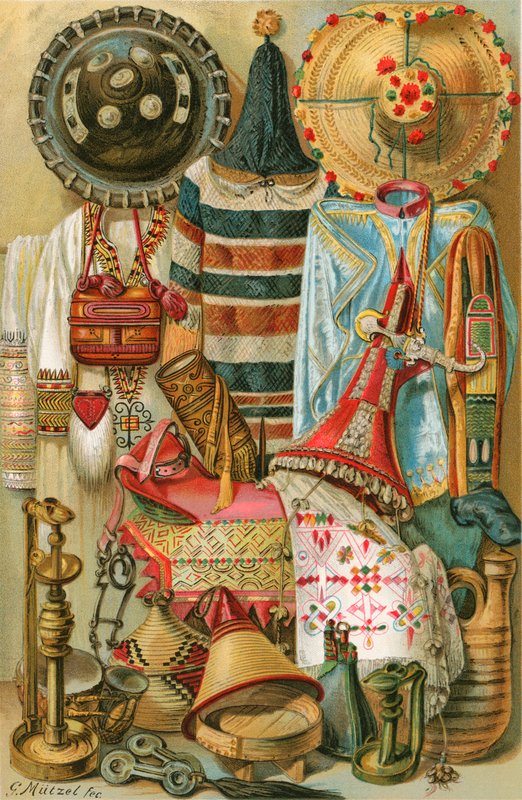 Hamit kültürü: Kuzey Afrika sanat eseri by North American
