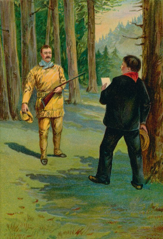 Theodore Roosevelt yahamagaye ku gitanda cya Perezida uri hafi gupfa by North American