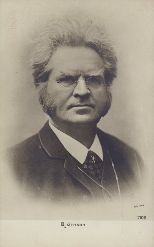 Bjornstjerne Bjornson (1832-1910), Norveçli Nobel ödüllü yazar by Norwegian Photographer