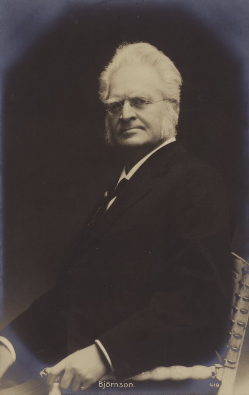 Bjornstjerne Bjornson (1832-1910), Norveçli Nobel ödüllü yazar by Norwegian Photographer