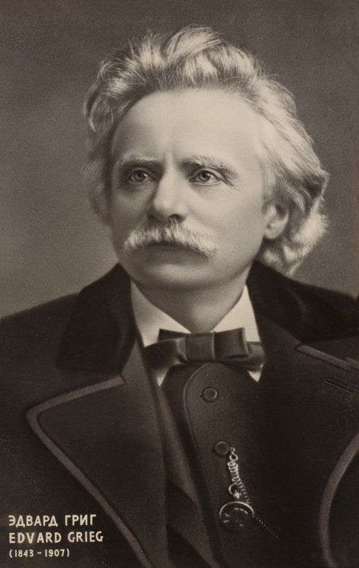 Edvard Grieg, Norveçli besteci ve piyanist (1843-1907) by Norwegian Photographer