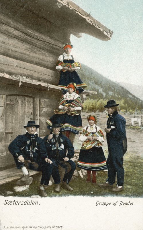 Çiftçi grubu, Setesdal, Norveç by Norwegian Photographer