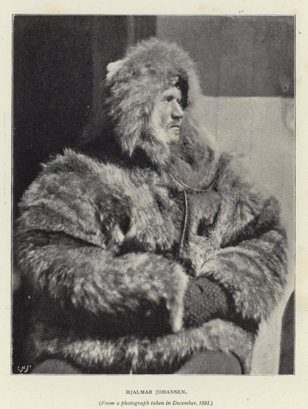 Hjalmar Johansen (s / b fotoğraf) by Norwegian Photographer