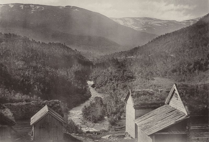 Tvindefos (s/b fotoğraf) by Norwegian Photographer