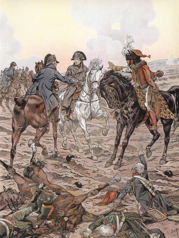 Austerlitz Savaşı sırasında Napolyon by Onfray de Breville Job