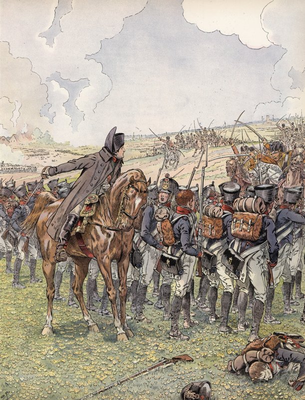 1813 başlarında kampanyada Napolyon by Onfray de Breville Job