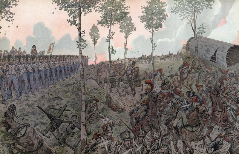 Waterloo Savaşı by Onfray de Breville Job