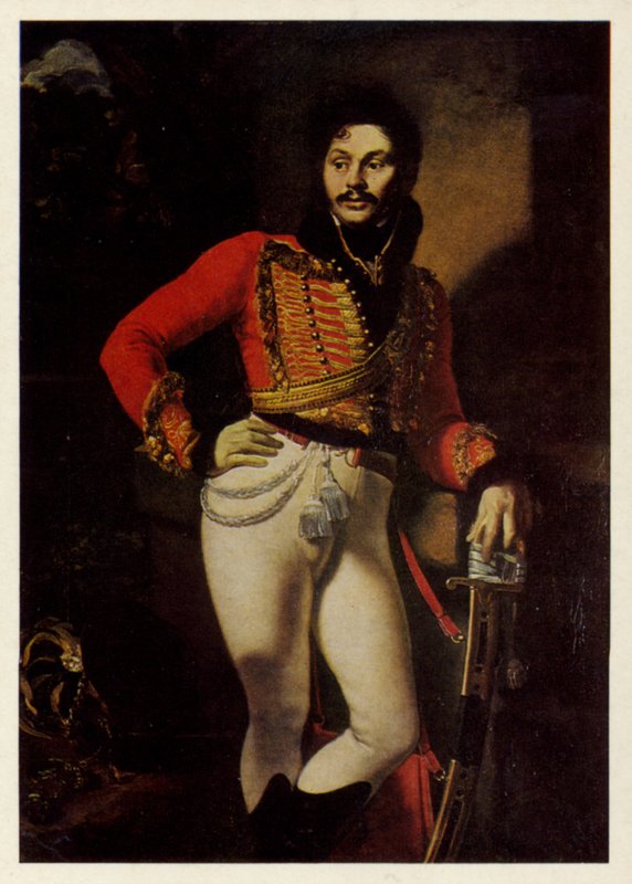 Yevgraf Davydov'un Portresi, 1809 by Orest Adamovich Kiprensky
