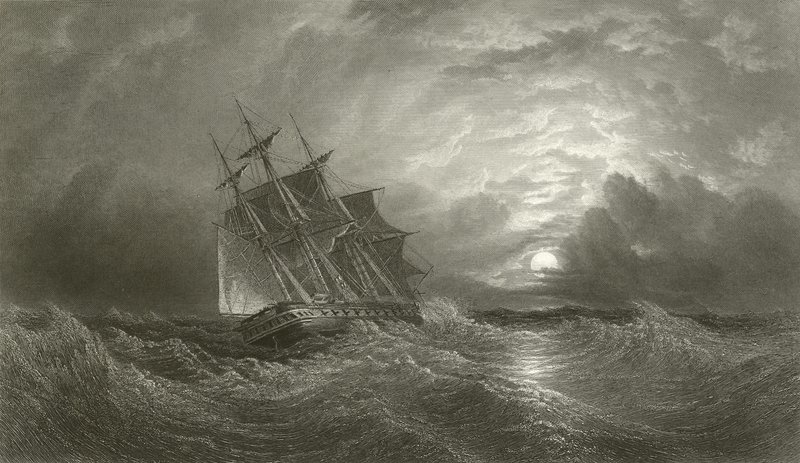 Samuel Morse ve kayıt cihazı, 1857 by Oswald Walters Brierly