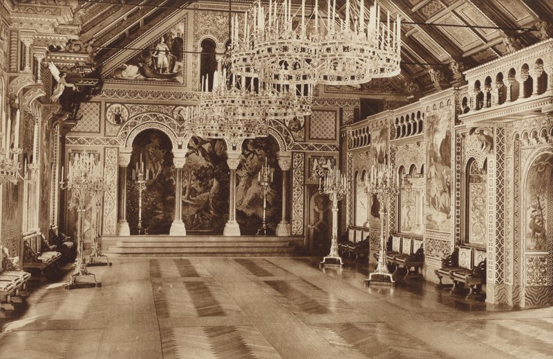 Bavyera Kralları Şatosu Neuschwanstein, Singerhall by Otto Ballerstedt
