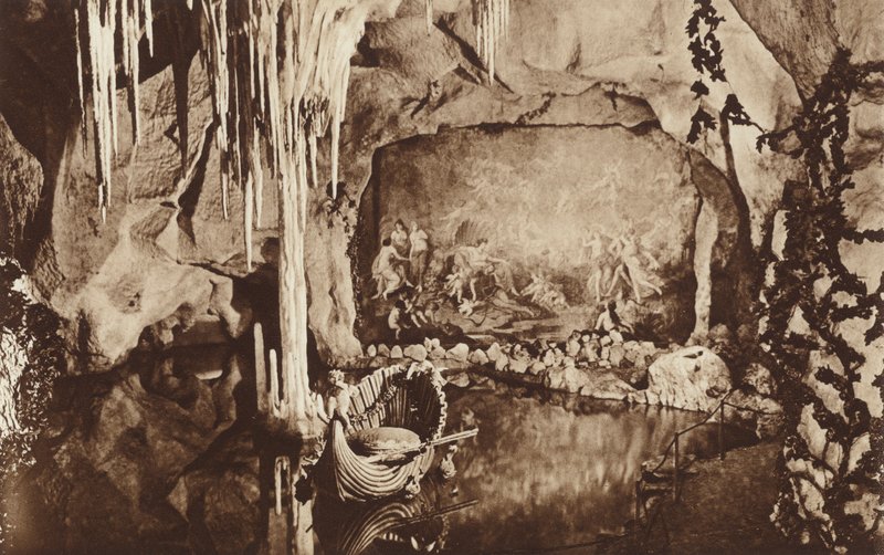 Bavyera Kralları Kastle Linderhof yakınlarındaki Blue Grotto by Otto Ballerstedt