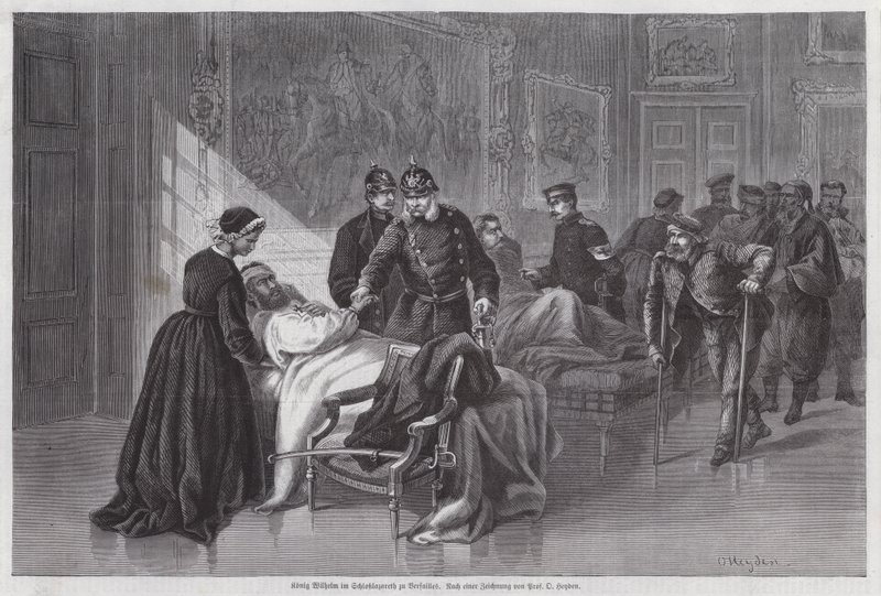 Prusya Kralı I. Wilhelm, Palais de Versailles, Fransa, Fransa-Prusya Savaşı