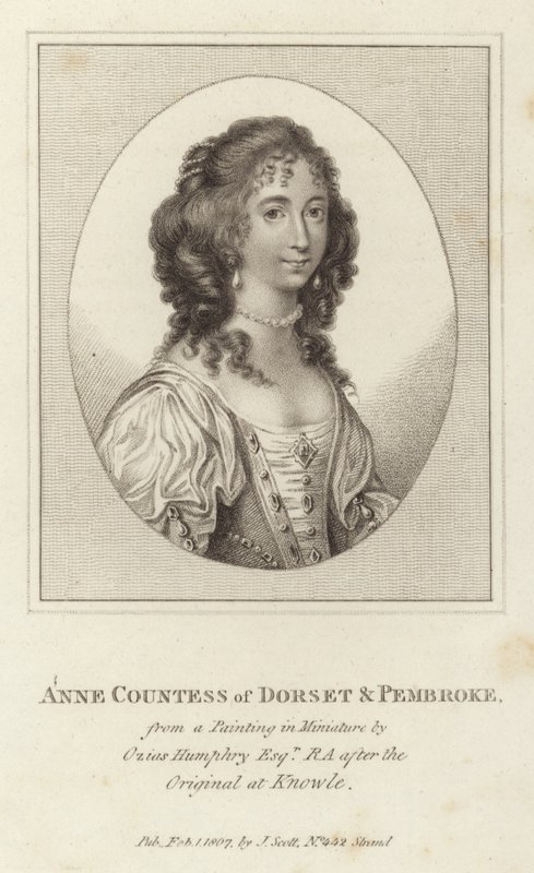 Dorset ve Pembroke Anne Kontesi by Ozias Humphry