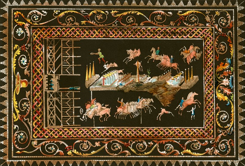 At arabası yarışı by P. Sellier
