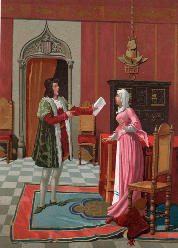 Enrique de Villena, karısına Calatrava