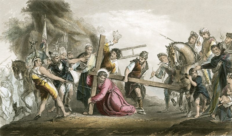 haç taşıyan İsa by Paolo Veronese